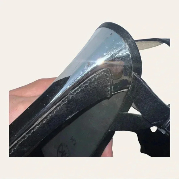 Women’s MICHAEL MICHAEL KORS STILETTO HEEL OPEN TOES STRAP ADJUSTABLE ANKL SZ 6M - Picture 10 of 10